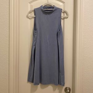Turtleneck sleeveless dress